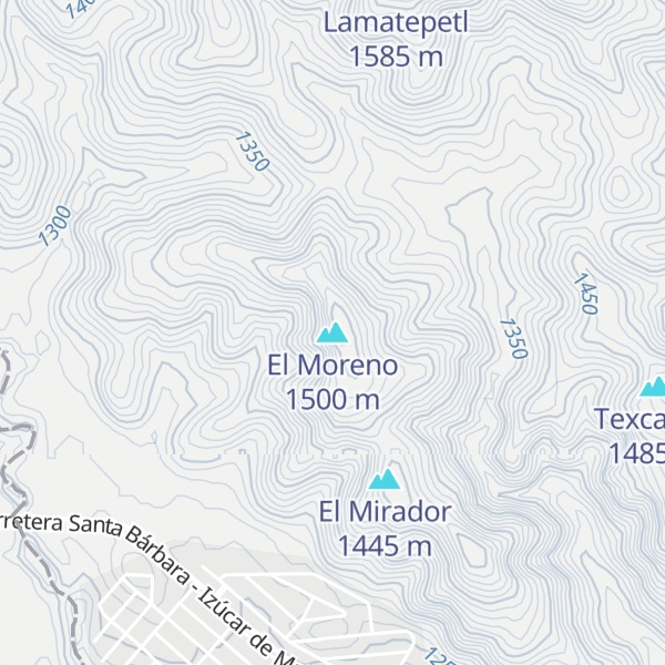 Map of El Moreno