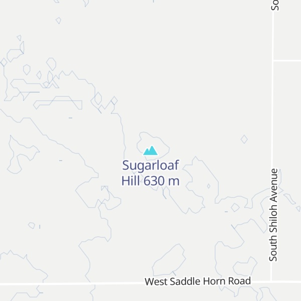 Map of Sugarloaf Hill