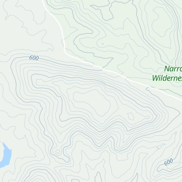 Map of Geronimo Ridge