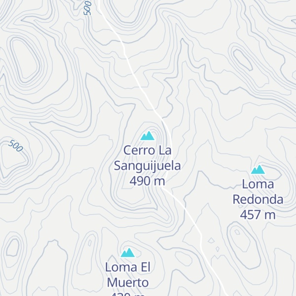 Map of Loma El Tigre