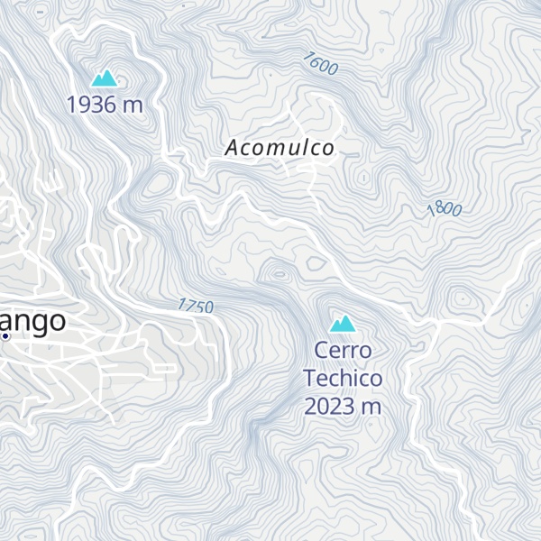 Map of Cerro Podrido