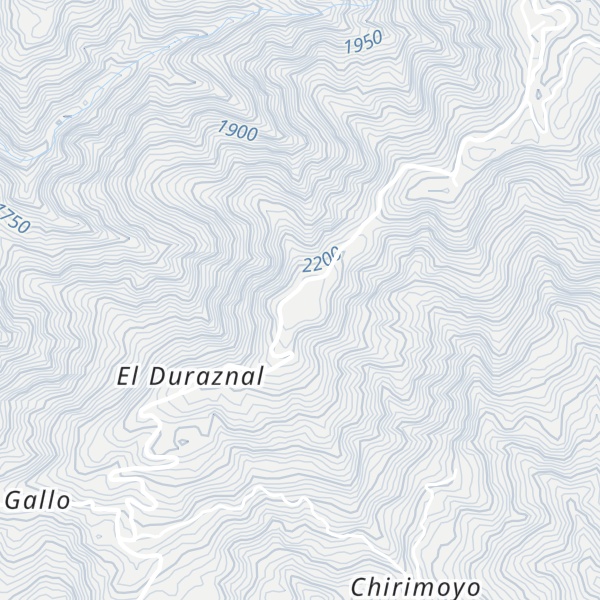 Map of Cerro Cruz de Gallo