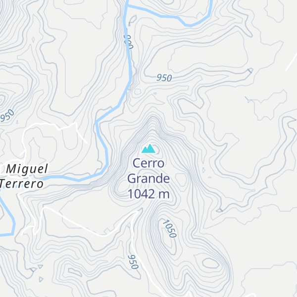 Map of Cerro Grande