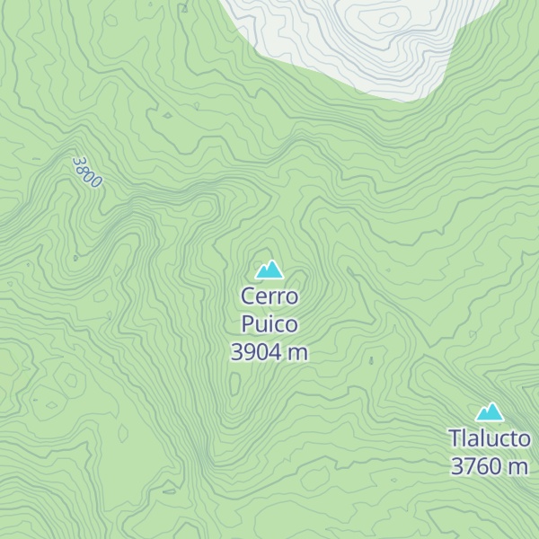 Map of Cerro Puico