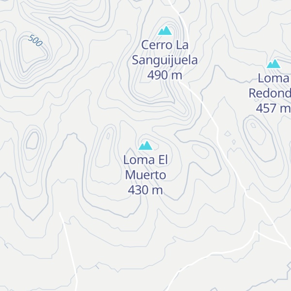 Map of Loma El Muerto