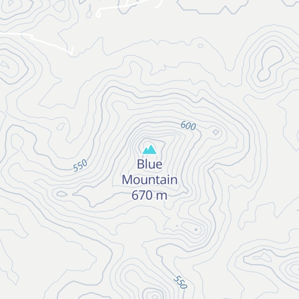 Map of Blue Mountain