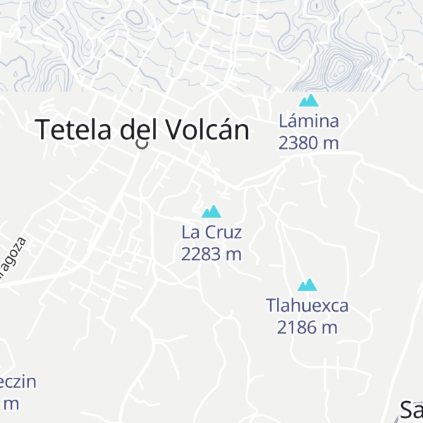Map of La Cruz