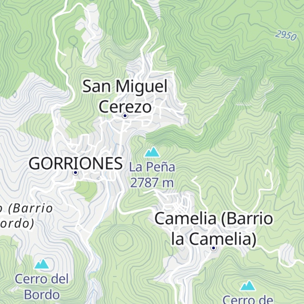 Map of La Peña