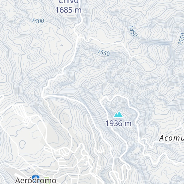 Map of Cerro La Campana