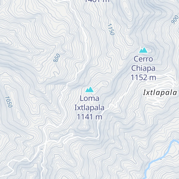 Map of Loma Ixtlapala