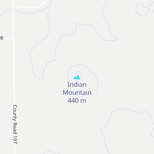 Map of Indian Mountain