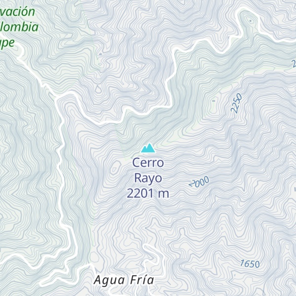 Map of Cerro Rayo
