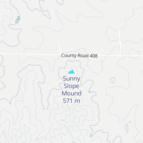 Map of Sunny Slope Mound