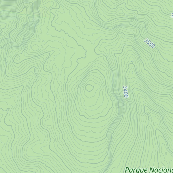 Map of Cerro Los Potreros