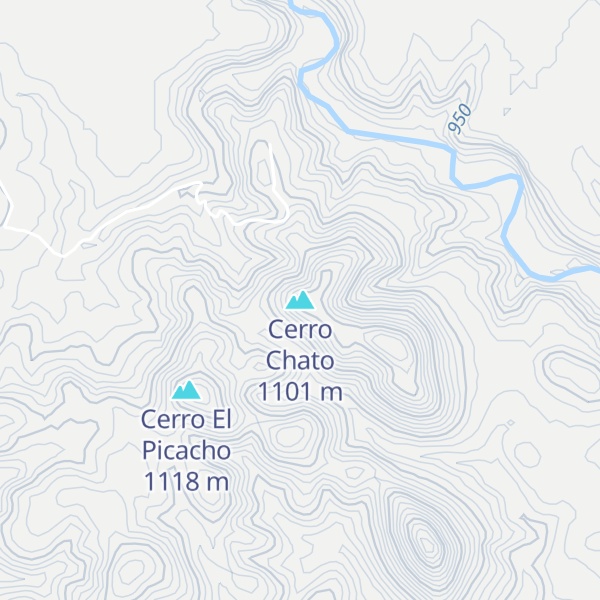 Map of Cerro Chato