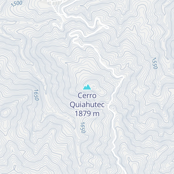 Map of Cerro Quiahutec