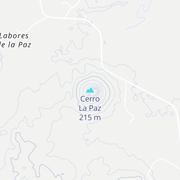 Map of Cerro La Paz
