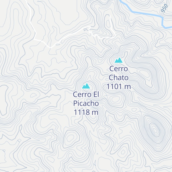 Map of Cerro El Picacho
