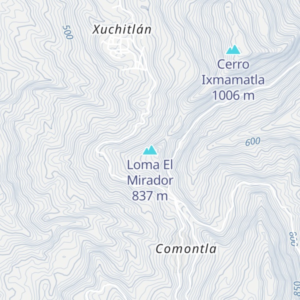 Map of Loma El Mirador