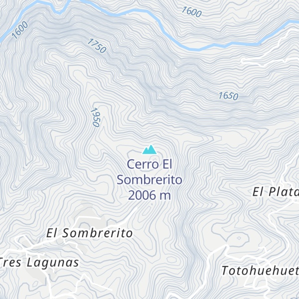 Map of Cerro El Sombrerito