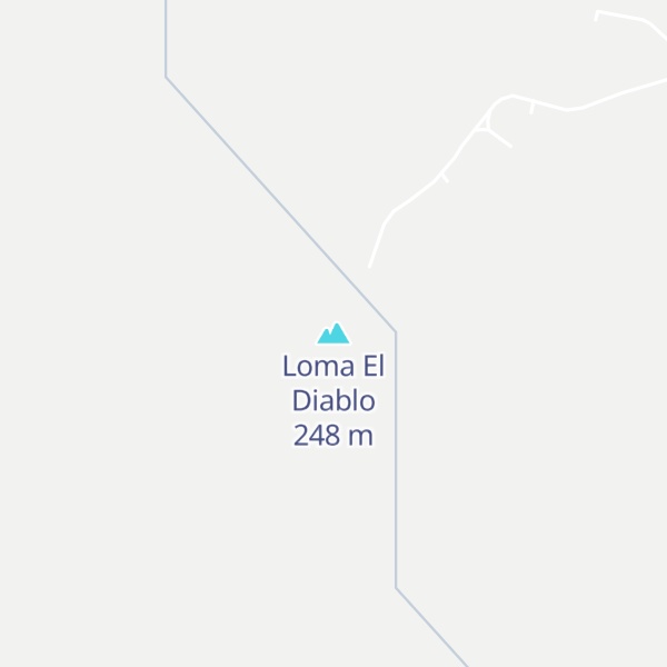 Map of Loma El Diablo