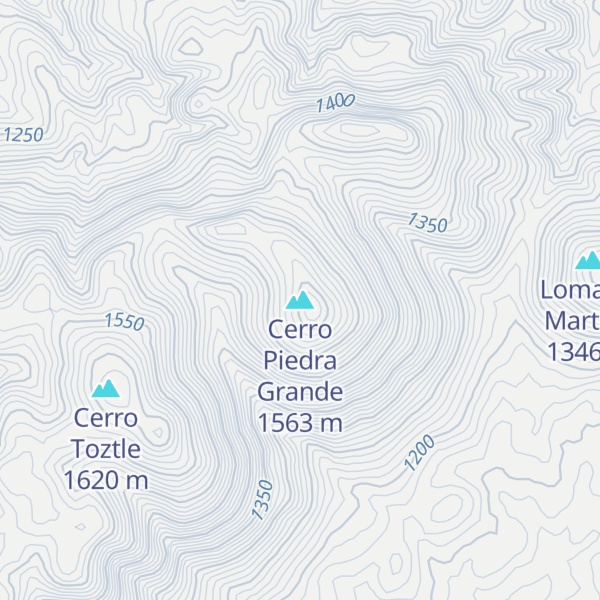 Map of Cerro Piedra Grande