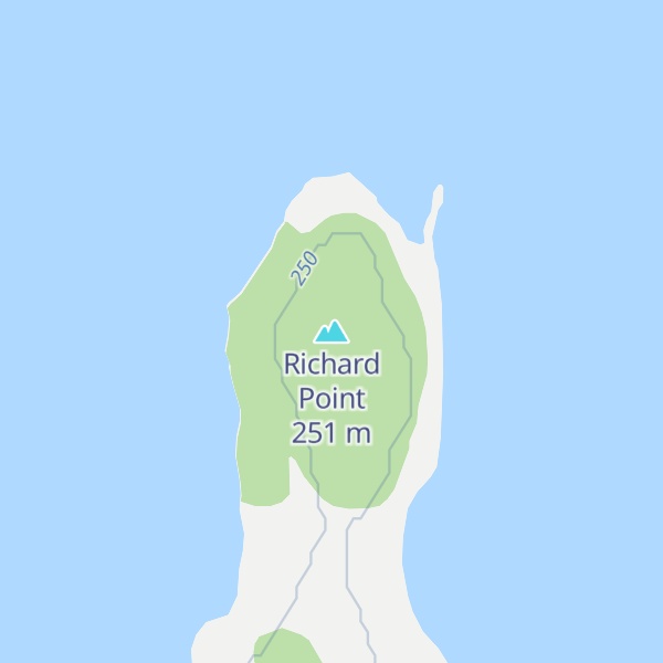 Map of Richard Point