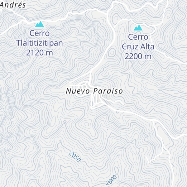 Map of Cerro Tierra Colorada