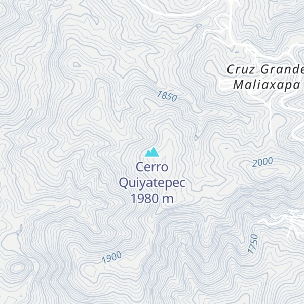 Map of Cerro Quiyatepec