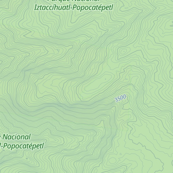 Map of Cerro Huiluapan