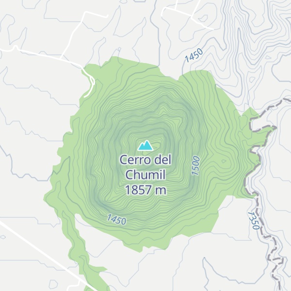 Map of Cerro del Chumil