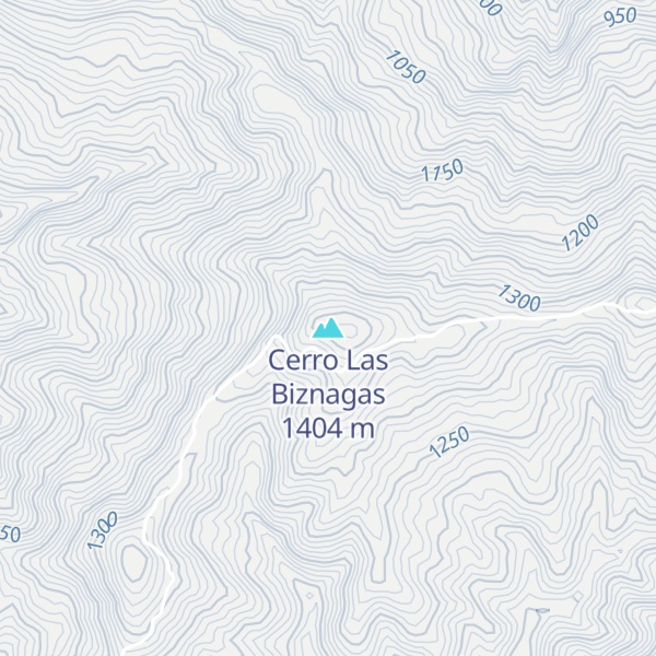 Map of Cerro Las Biznagas