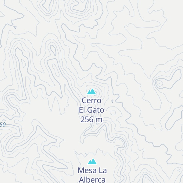 Map of Cerro El Gato