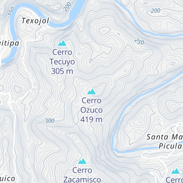 Map of Cerro Ozuco