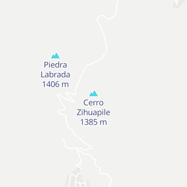 Map of Cerro Zihuapile