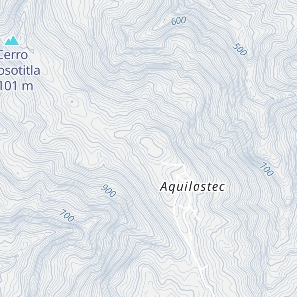 Map of Cerro Pie de Tigre