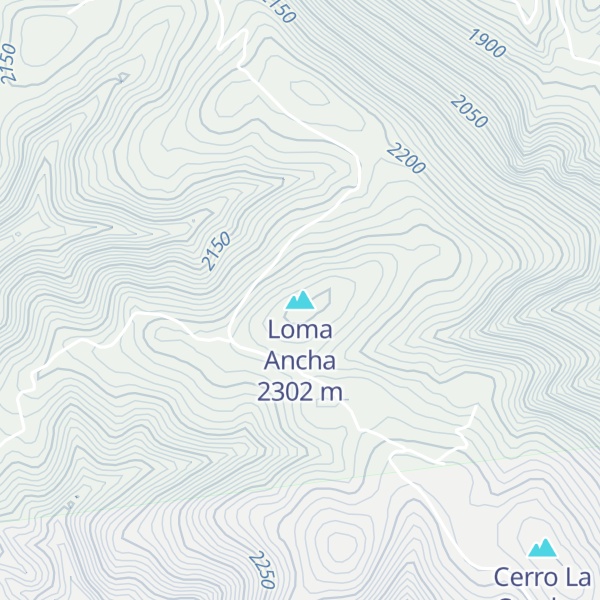 Map of Loma Ancha