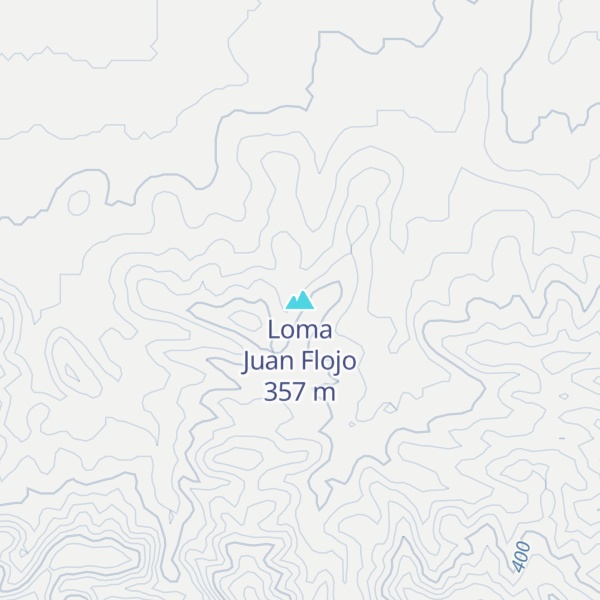 Map of Loma Juan Flojo
