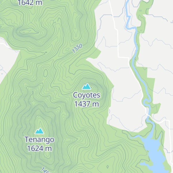 Map of Coyotes