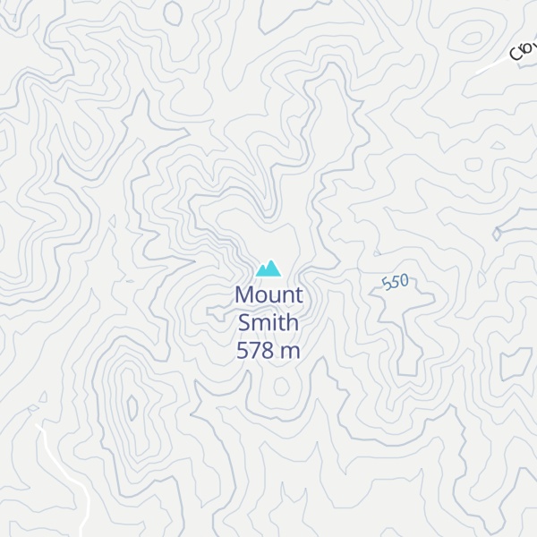 Map of Mount Smith