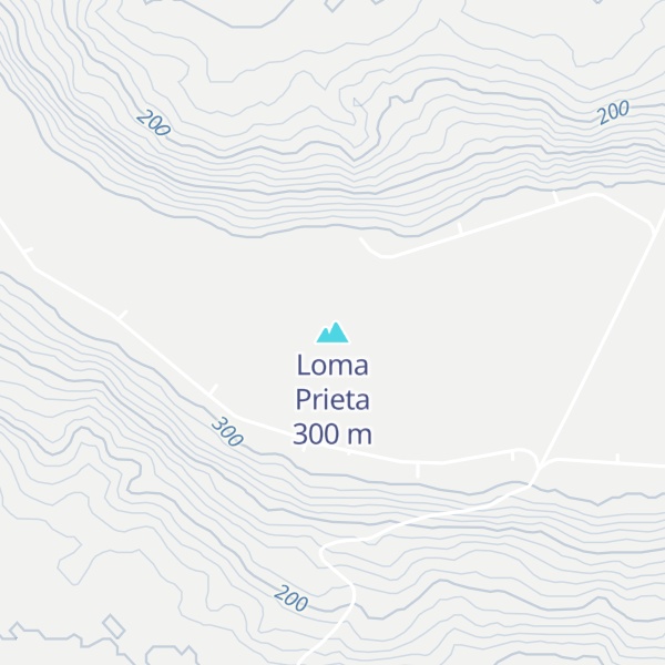 Map of Loma Prieta