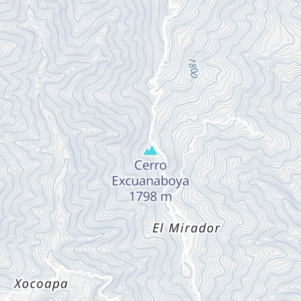 Map of Cerro Excuanaboya