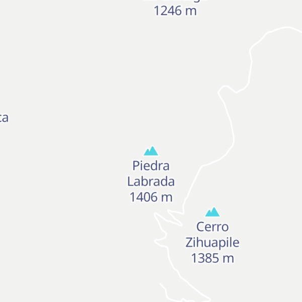 Map of Piedra Labrada