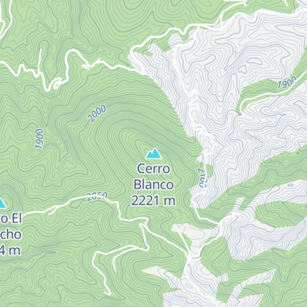 Map of Cerro Blanco