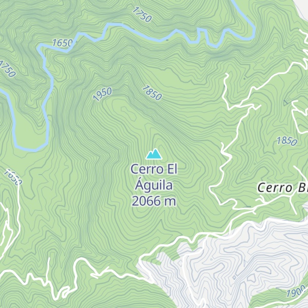 Map of Cerro El Águila