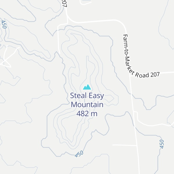 Map of Steal Easy Mountain