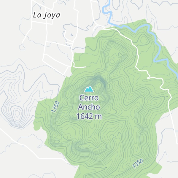 Map of Cerro Ancho