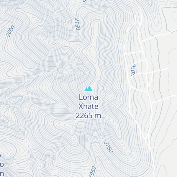 Map of Loma Xhate