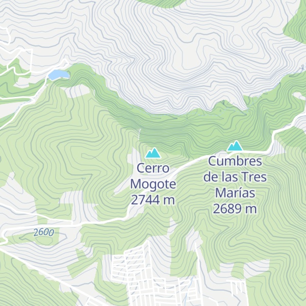 Map of Cerro Mogote