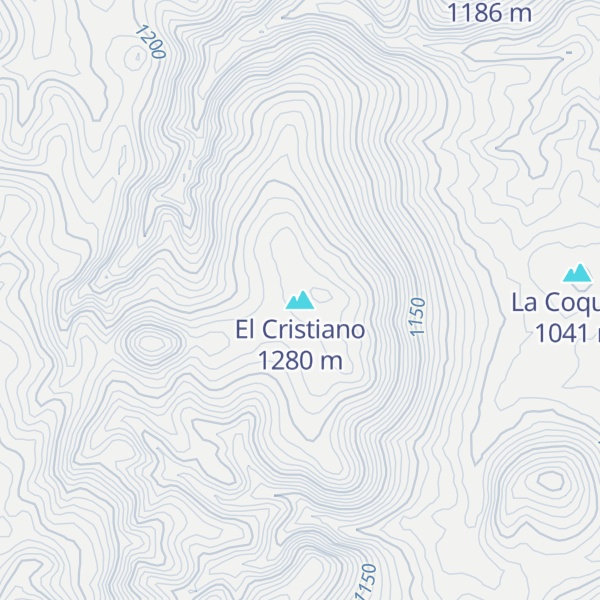 Map of El Cristiano